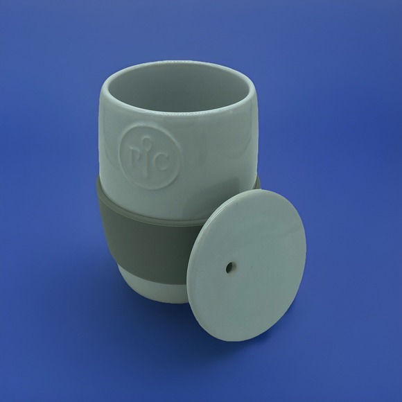 PAMPERED‎ CHEF CERAMIC EGG COOKER W/SILICONE SLEEVE #1529, INSTRUCTIONS INCLUDED - Picture 9 of 11